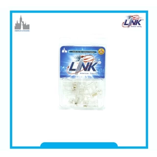 ส่งทันที LINK ใหม่ US-1002AA หัวแลน CAT6 RJ45 MODULAR PLUG (10หัว/PACK) ตัวผู้ US-1002 US-9106