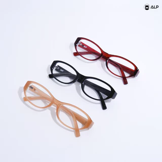 ALP Mori แว่นตากรองแสง ทรงรี สไตล์วินเทจ กรองแสงสีฟ้า ป้องกันUV400 ALP-BB0129