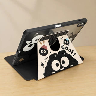 Gen11 เคส for ไอแพดหมุนได้ 360 ํ ตั้งได้ นอนได้ พร้อมช่องใส่ปากกา เคส for Air6 Air7 M2 M3 Air4/5 gen10 Gen7/8/9 pro11