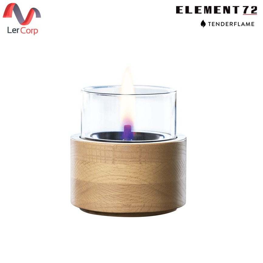 (Element72)TenderFlame เตาไฟตั้งโต๊ะ รุ่น LOTUS 12 สี NATURAL OAK