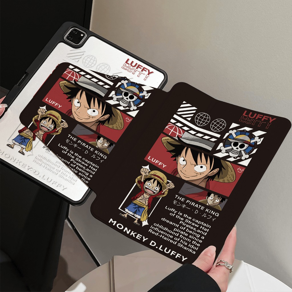 ⭐พร้อมส่ง⭐เคส Samsung Tab S9FE S9+ S11 S7FE S8 หมุนได้ 360° วันพีซ เคส Samsung Tab S10+ S10FE A11 A9