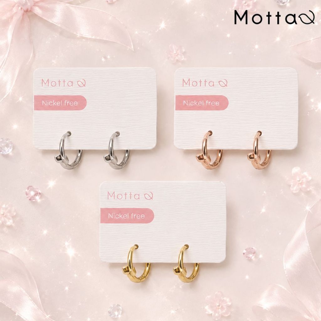 Motta Earring ต่างหูห่วงตะปูสุดชิค