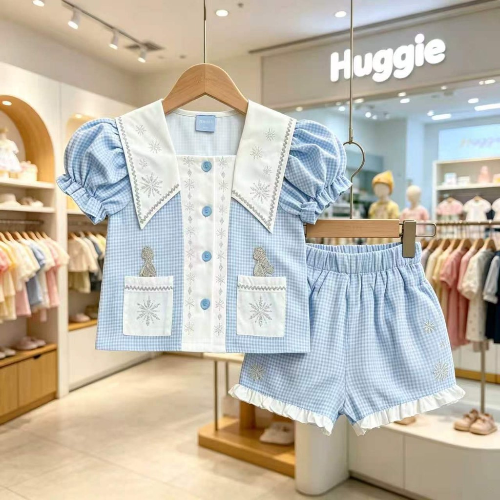 พร้อมส่ง bd14-bd15 9577-9578 คอปกเอลซ่า