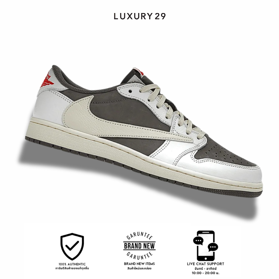 รองเท้า Nike Jordan 1 Retro Low OG SP Travis Scott Reverse Mocha (พร้อมส่ง)
