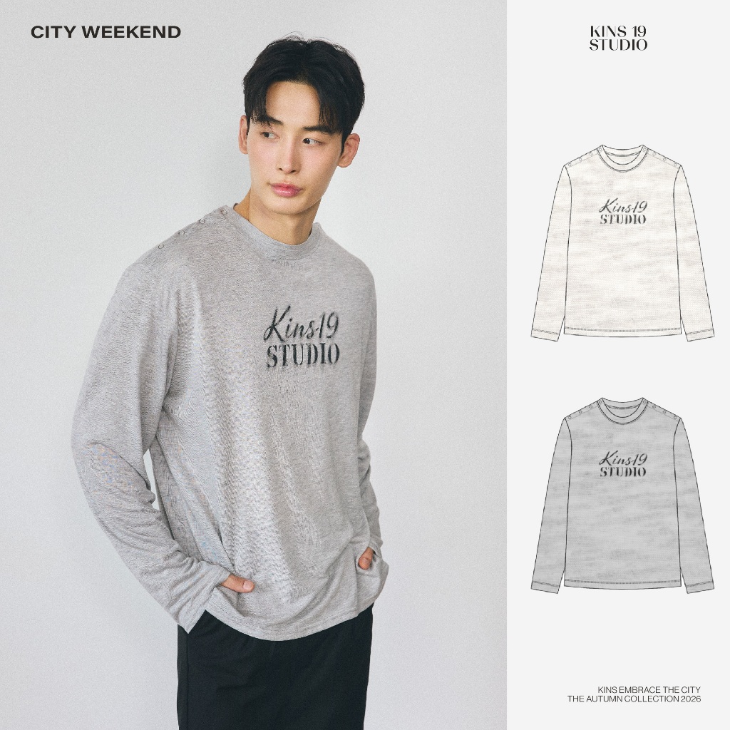 KINS 19 STUDIO |  KINS Long Sleeve Tee เสื้อแขนยาว [KS29]