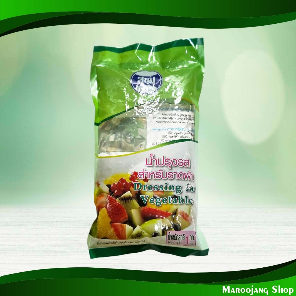น้ำปรุงรส สำหรับราดผัก สุขุม 1 กก. Seasoning Sauce For Garnishing Vegetables Sukhum