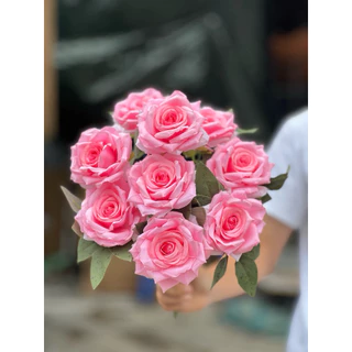 กุหลาบโลลิต้า ดอกไม้ปลอม 1 ช่อมี 9 ดอก