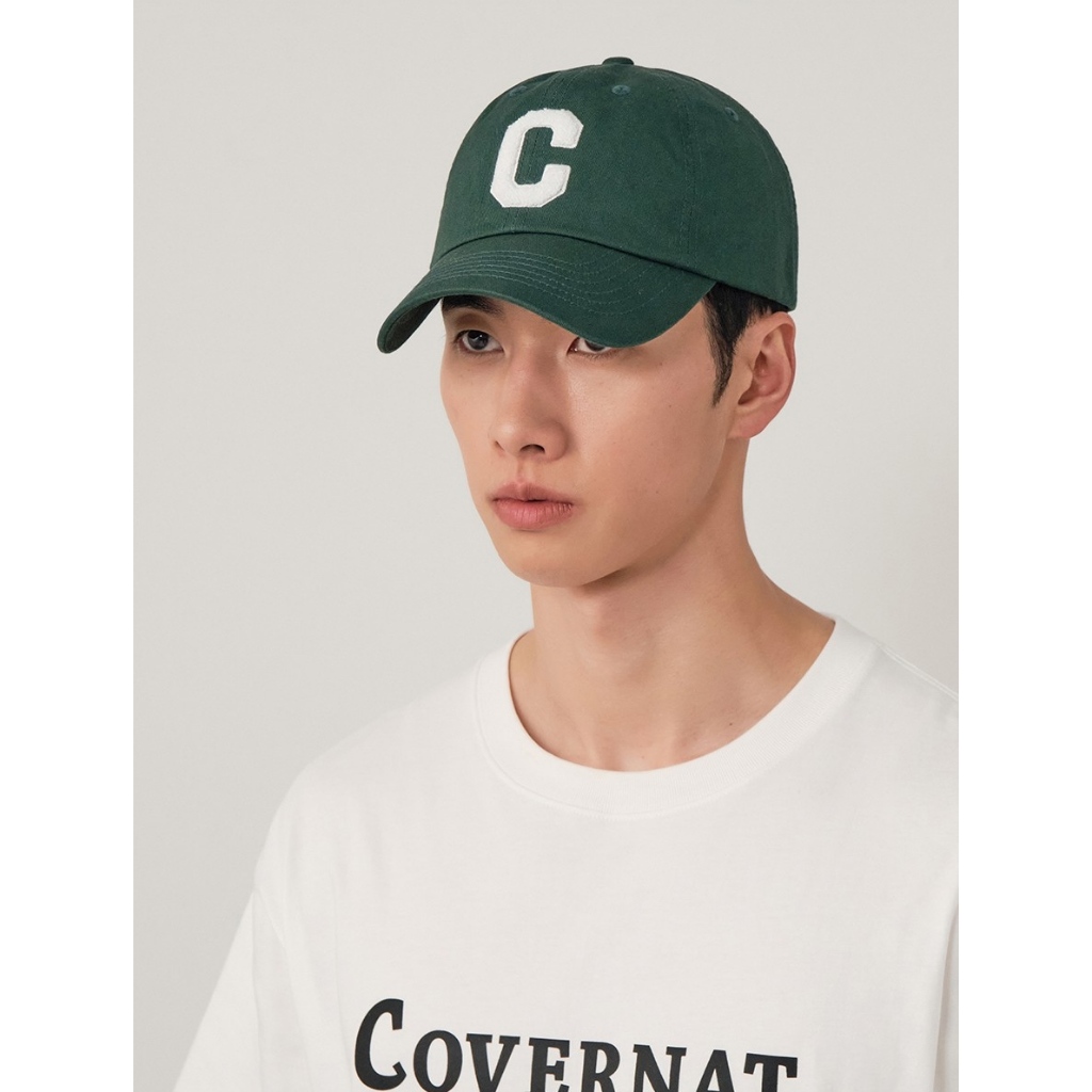 COVERNAT قبعة كاب C Logo — أخضر — صورة 2