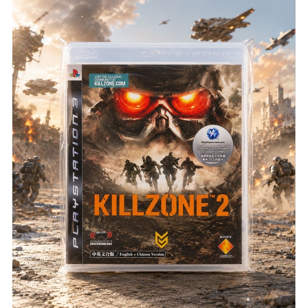 แผ่นเกม ps3 Killzone 2 เล่นได้ปกติ มือสอง ภาษาอังกฤษ