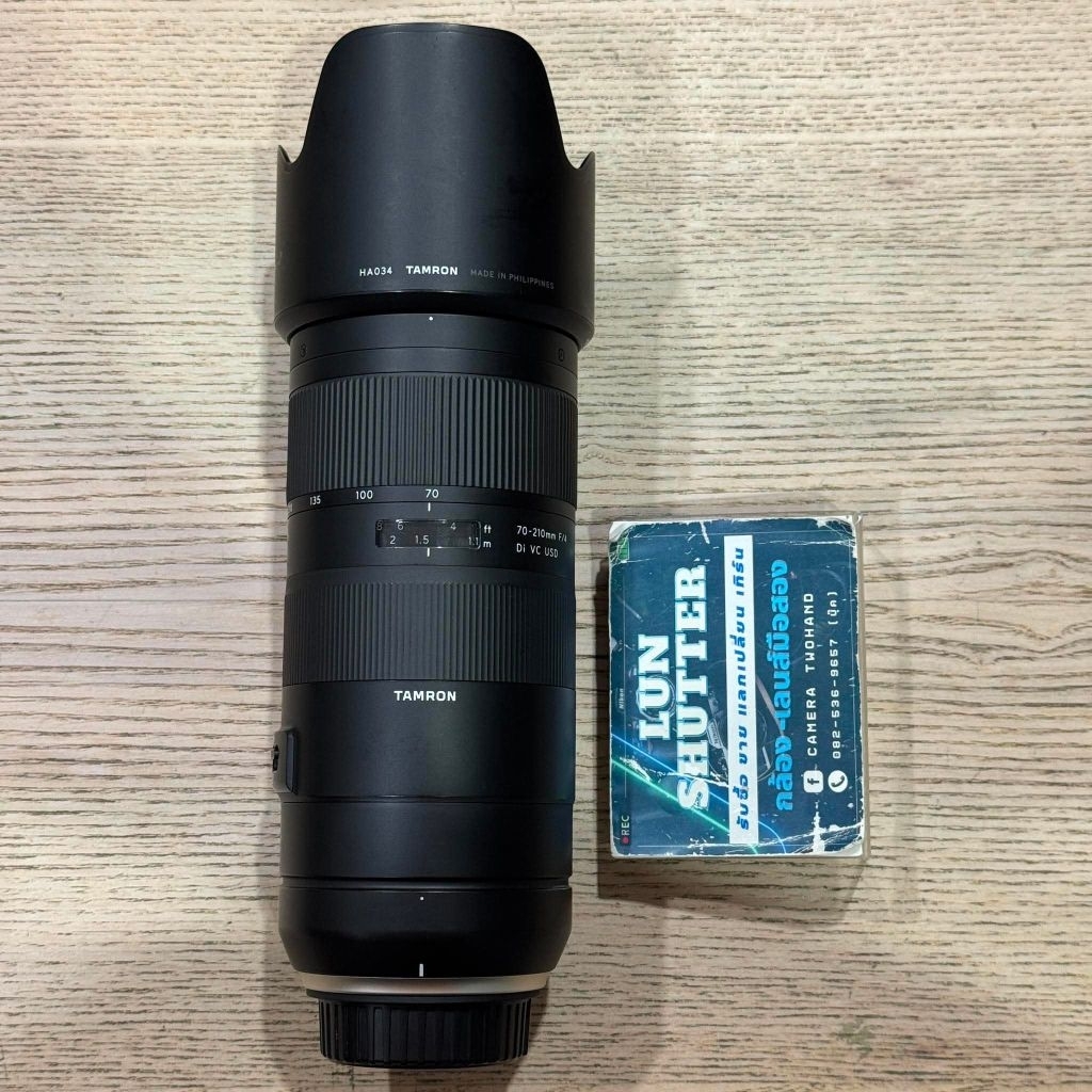 Tamron 70-210 F4 DI VC USD (Nikon) อปกร