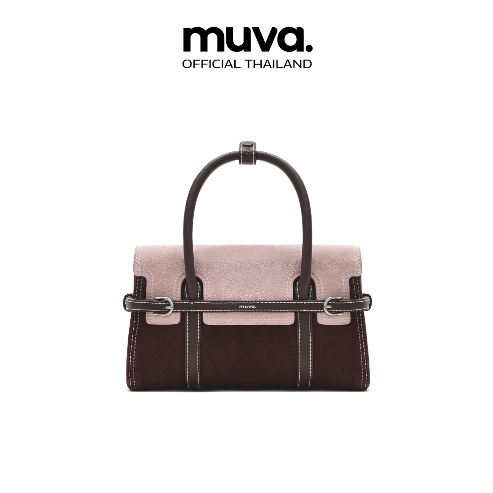 MUVA กระเป๋าหนัง กระเป๋าถือ กระเป๋าสะพาย หนังกลับ รุ่น VERONA HARMONY -MU15403
