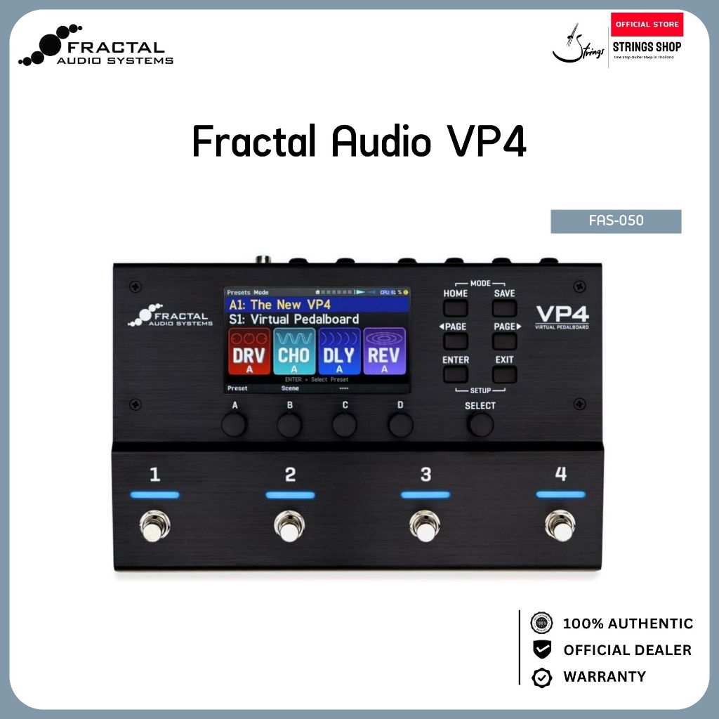 Fractal Audio VP4 Multi-FX Pedal – มัลติเอฟเฟคสำหรับกีตาร์