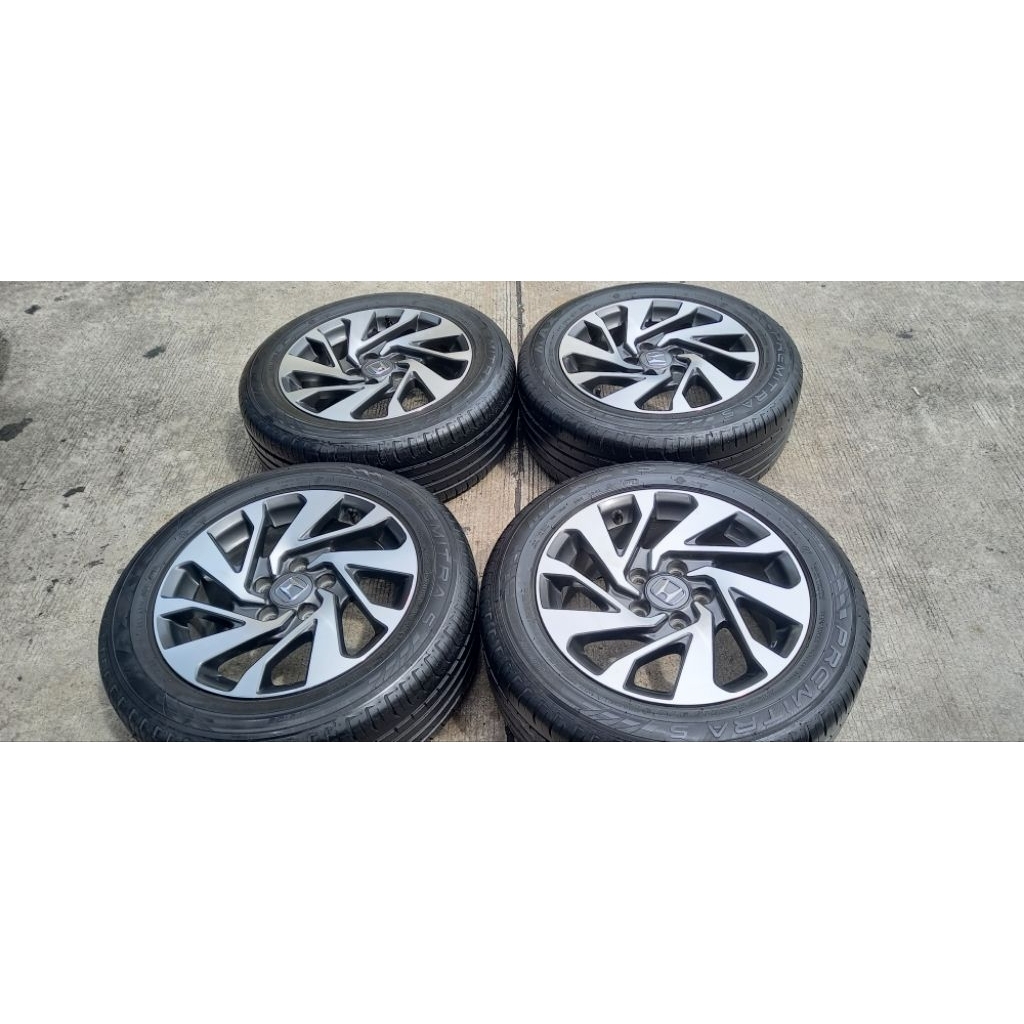 ล้อ Honda civic ขอบ16  รัดยาง maxxis 215 55 16 ปี23ดอกหนาตีแถม