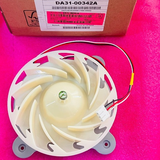 มอเตอร์พัดลม ตู้เย็น ซัมซุง DA31-00342A  DC 12V 4.2W 0.35A  รุ่น RS62R50012RS62R5001 RS63R5581 RS64R