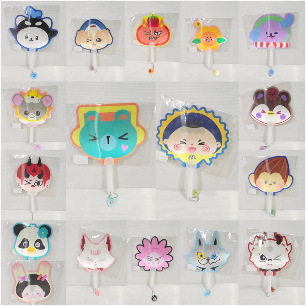 <พร้อมส่ง> พัด LENTICULAR HAND FAN #Polcasan #Permpoon #Tomafox #Avocean #Wesley #Jummo #Ponpon #Any