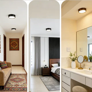 ไฟดาวน์ไลท์ Led โคมไฟดาวน์ไลท์ ติดลอย 3 สี ฟังก์ชันความจำ 25W 15W 10W 5W 3W ประหยัดพลังงาน & ปกป้องสายตา