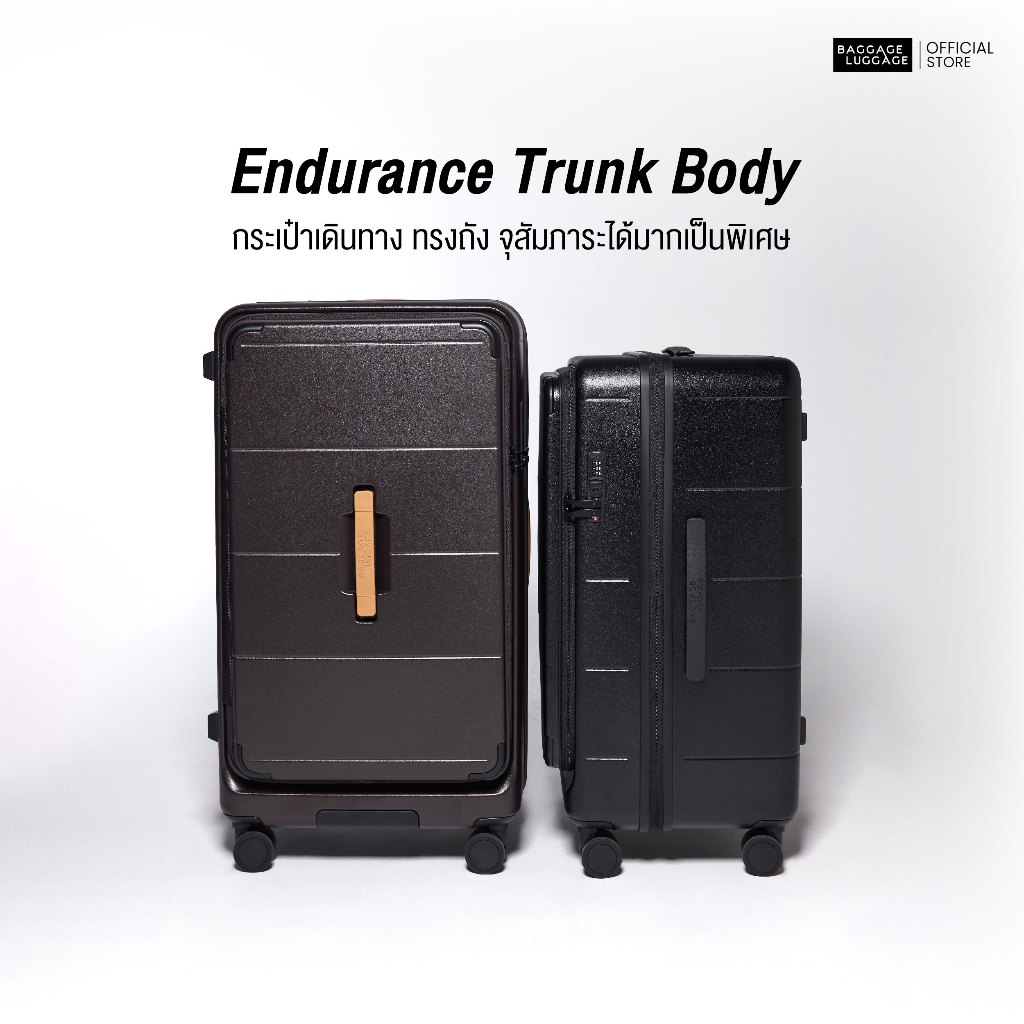 New 2026!! กระเป๋าเดินทางรุ่น ATLAS  ดีไซน์ทรงถัง วัสดุ GermanShield™ PC จุเยอะ by BAGGAGE LUGGAGE [รับประกัน 5 ปี] รูปที่ 9