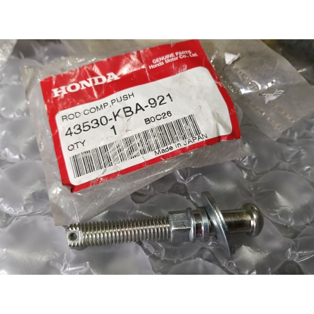 แกนดันแม่ปั๊มเบรคหลัง แท้ศูนย์ Honda 43530-KBA-921,Sonic CB150R StreetFire,New CB150R LED,CB150X,CBR