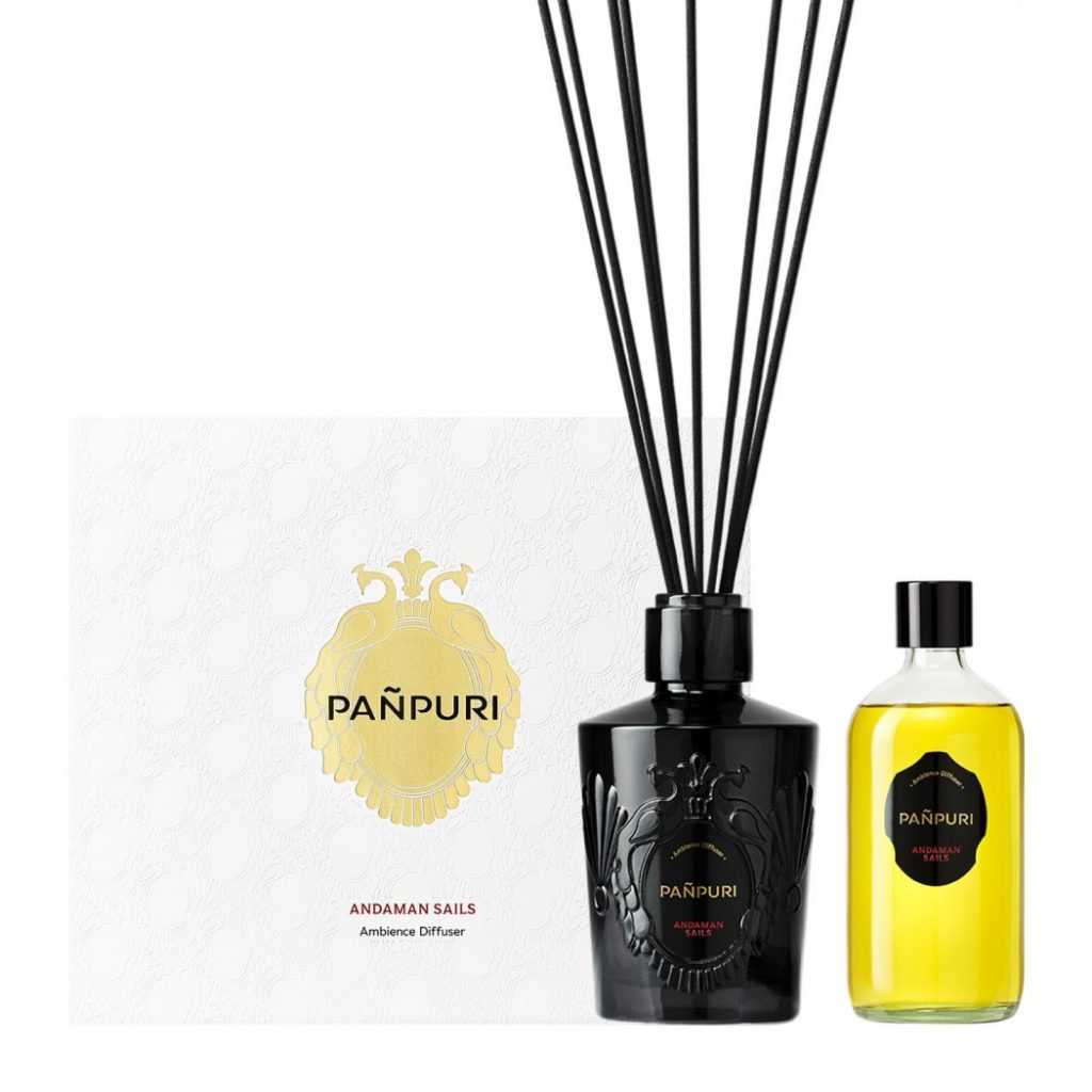 (ไซส์ใหญ่) PANPURI Ambience Diffuser 450ml ปัญญ์ปุริ ก้านไม้หอม ก้านไม้หอมกระจายกลิ่น 450 มล.