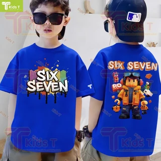 「งานเกรดพรีเมียม งานเกรด A」 เสื้อยืดเด็ก เสื้อเด็กผู้ชาย เด็กผู้หญิง เสื้อผ้าเด็ก คอตตอนแท้ ระบายอากาศดี นุ่มใส่สบาย #6