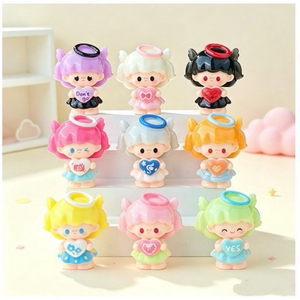 [9pcs]เรซิ่น น้องนางฟ้า ตัวน้อย มี 9 แบบ เรืองแสง สวยงามน่าสะสม มาครบเซต พร้อมส่งจากไทย