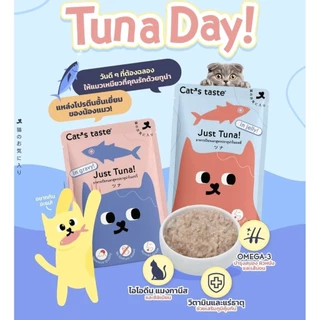 Cat’s Taste ยกลัง​ แคทเทส​ อาหารเปียกแมว​ 48​ ซอง​ * 75g ล็อตใหม่