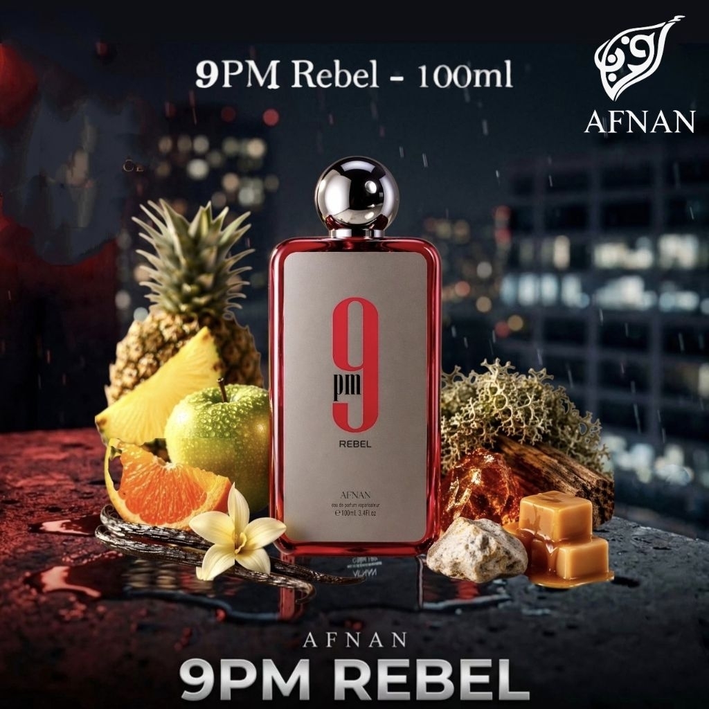 9PM Rabel EDP By Afnan 100ml (แดง) แท้💯