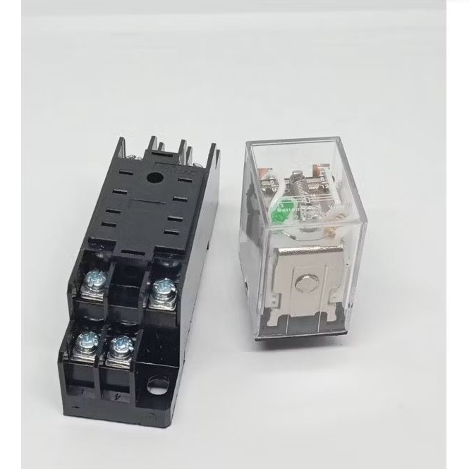 รีเลย์ ซ๊อคเก็ต RELAY my2 my2n  my4n my2n+socket my4n+socket DC12v DC24v AC220vสินค้าพร้อมส่งออกบิลเ