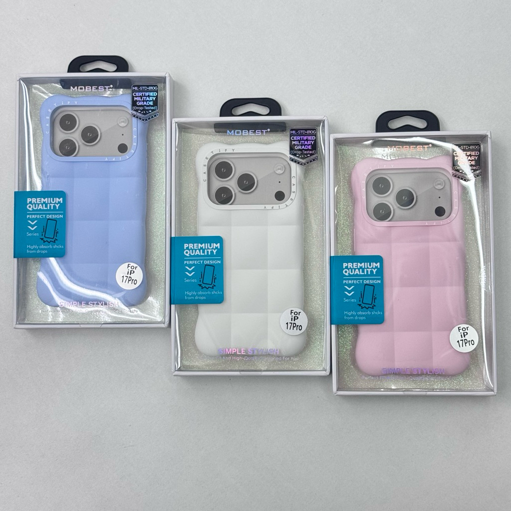 CASE Mobest Cloud ก้อนเมฆ ด้านในเป็นกำมะยี่ for17 Promax 17pro IP17