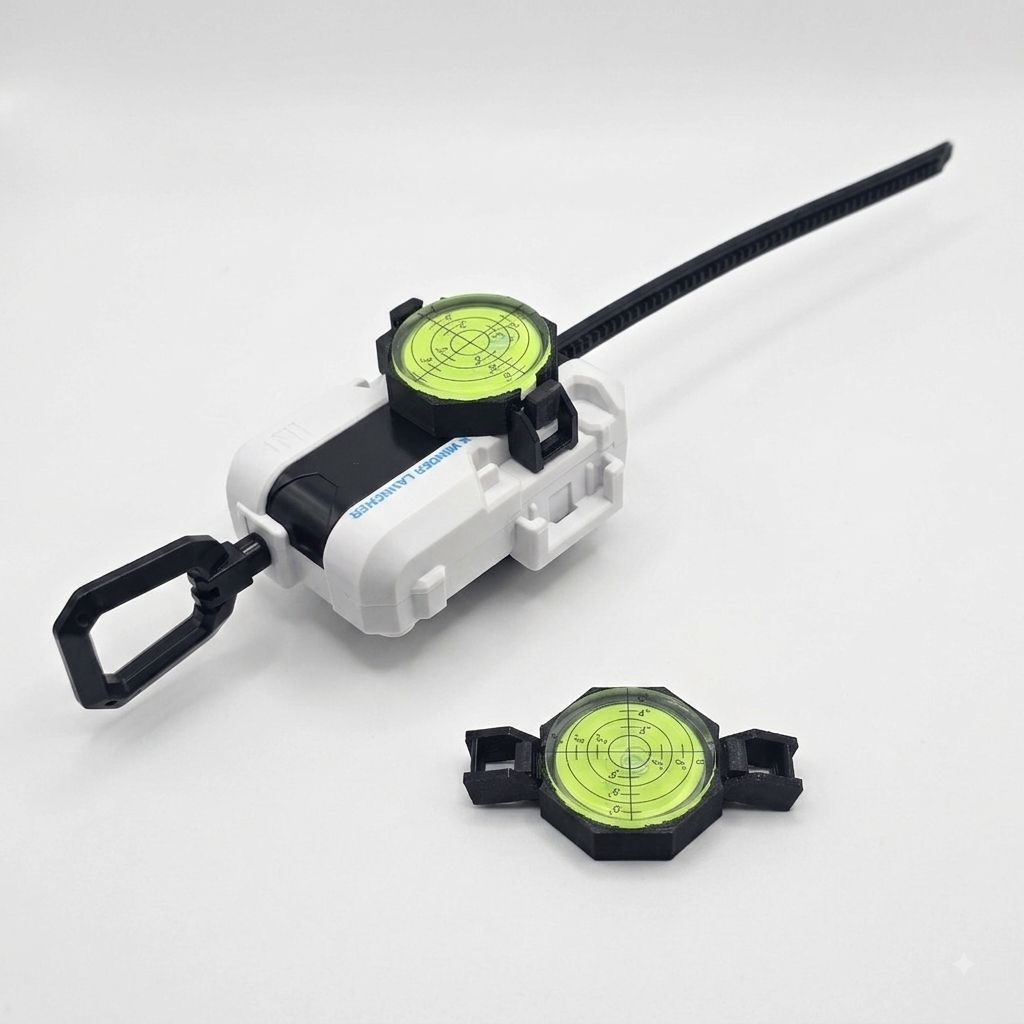 Bubble Level Clip สำหรับ Beyblade X Winder Launcher  Universal Fit ระดับน้ำเบย์เบลด  (ไม่รวม launche