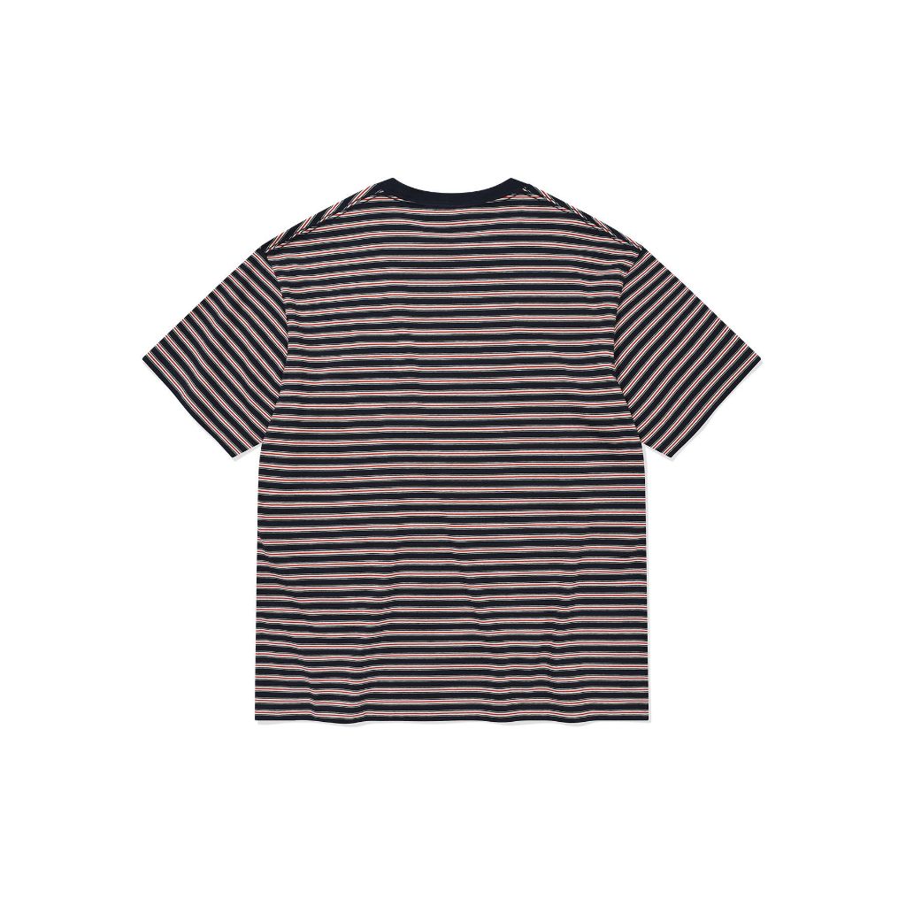 WACKY WILLY เสื้อยืดรุ่น Multi-Pin Stripe Short Sleeve T-Shirt Navy (80112SMPSSU_S6NAXX) — صورة 2