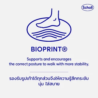 Scholl รองเท้าแตะแบบสวมสกอลล์-ริต้า Rita สำหรับสตรี ด้วยเทคโนโลยี ไบโอปรินท์ (Bioprint)