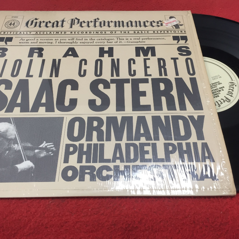 Brahms -  Violin Concerto in D Major ขนาด 12 นิ้ว LP ร้าน PinHaiMusic B190
