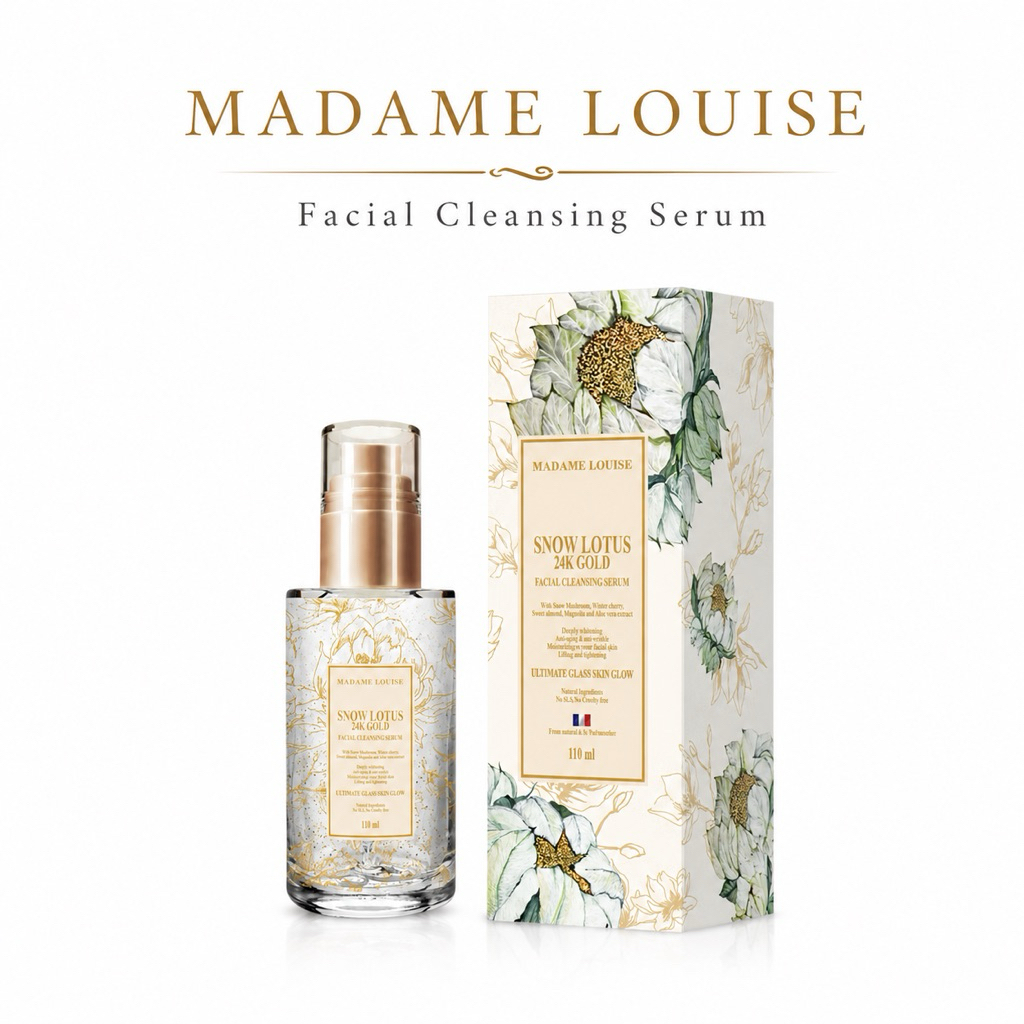 Madame Louise snow lotus 24K goldเซรั่มล้างหน้า