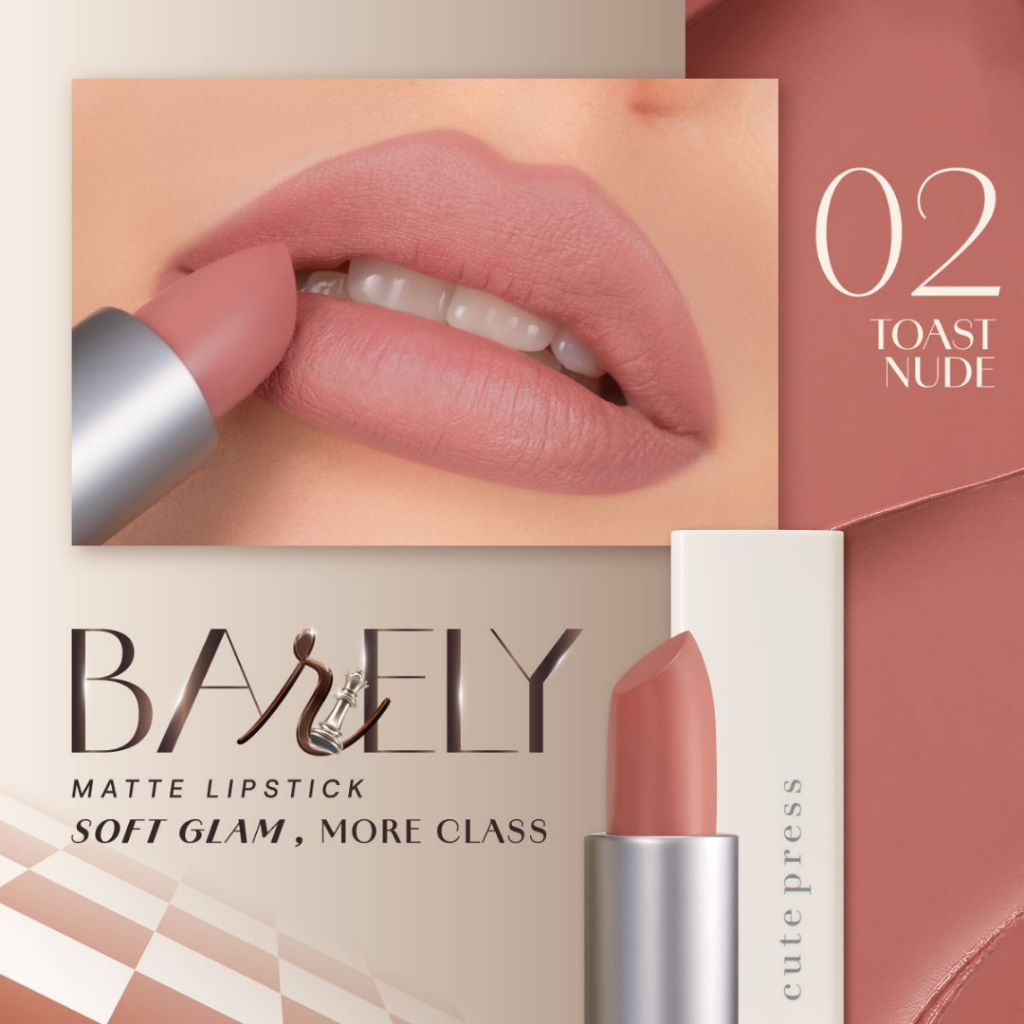 Cute Press أحمر شفاه Barely Matte ‏(6 درجات) — صورة 5