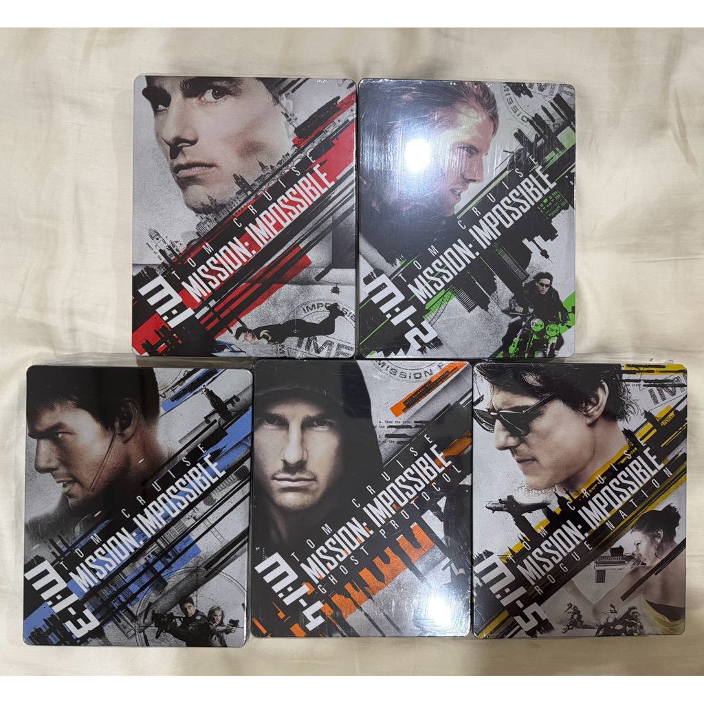Mission impossible 1-5 4k + bluray steelbook มือ2 เสียงไทยซับไทย