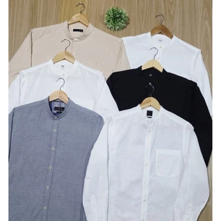 เสื้อคอจีนH&M,Uniqlo,Mujiแท้💯.เป็นงานมือ2สภาพสวยผ้าดีใส่สบาย