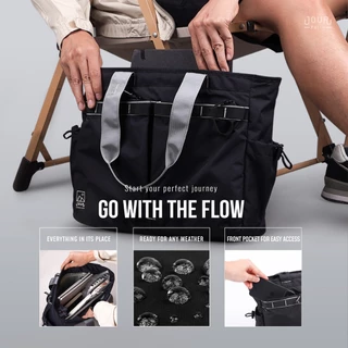 Folio : Jour Tote Bag กระเป๋าโท้ท กระเป๋าทำงาน ใบใหญ่ ใส่ Notebook / Macbook กันน้ำ-12675