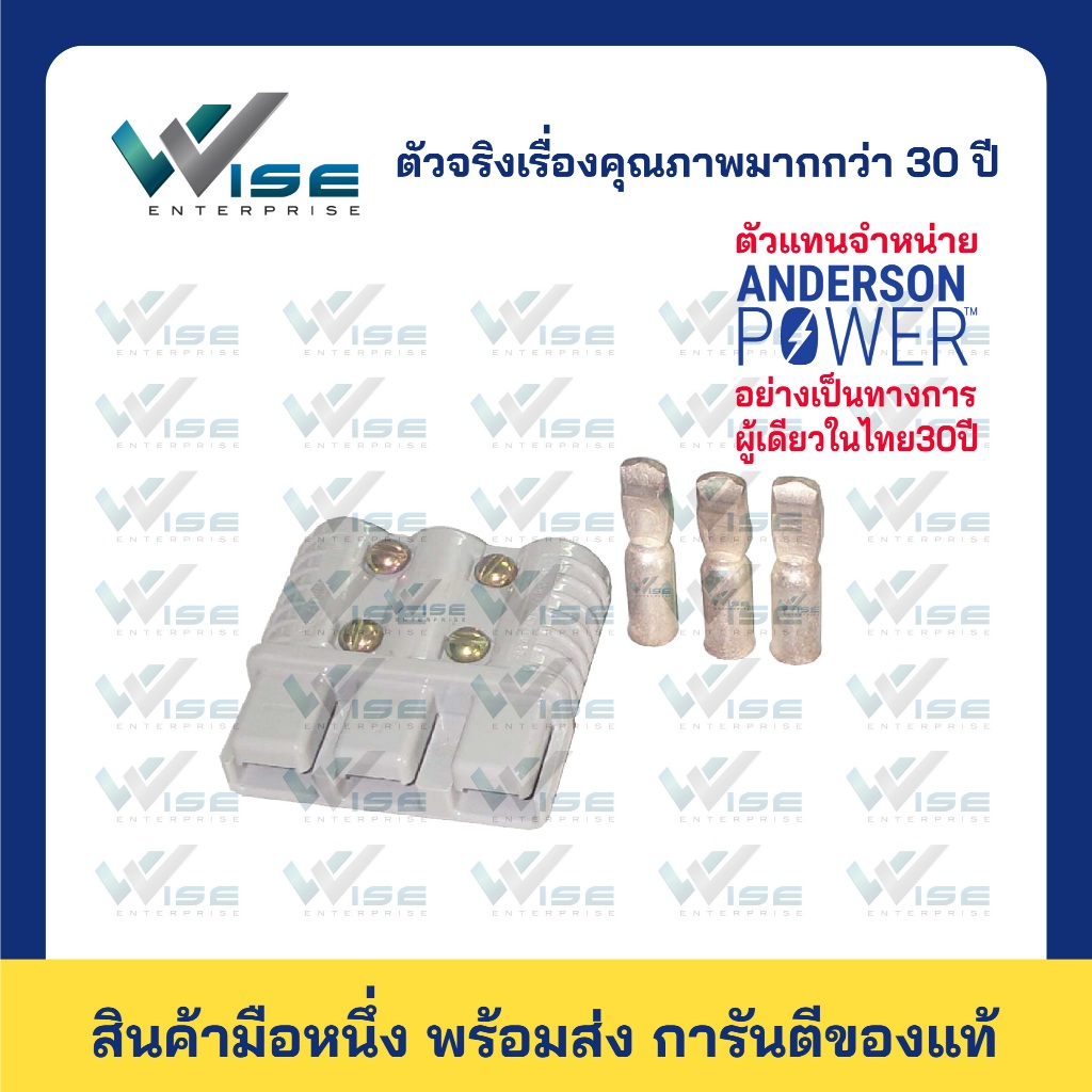 Anderson Connector(Plug) ปลั๊ก SB175 สีเทา 3โพล