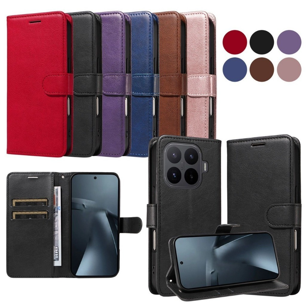 เคสฝาพับ เปิดปิด ล็อคได้ สำหรับ Xiaomi 17T 17TPro เคสกันกระแทก มีช่องใส่บัตร แถมสายคล้อง