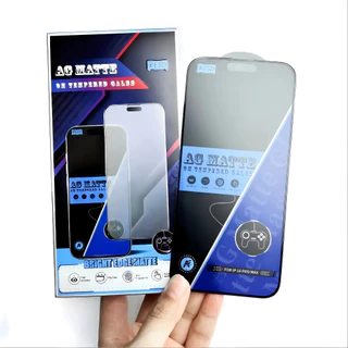（ราคาส่ง 10in1）ฟิล์มกระจกเต็มจอด้าน ESD AG MATTE กันไฟฟ้าสถิตย์ กันนิ้วมือ สำหรับ iphone 11 13 15 17