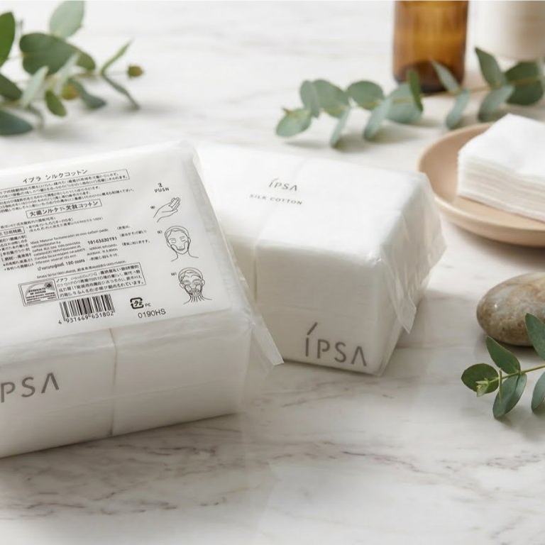 สำลีเช็ดหน้า IPSA Slik Cotton สำลี