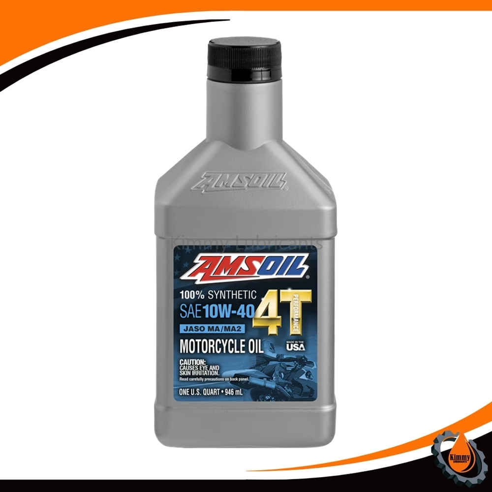 Amsoil Performance Synthetic 100% 4T 10W-40 ขนาด 1 Quart(946ml)
