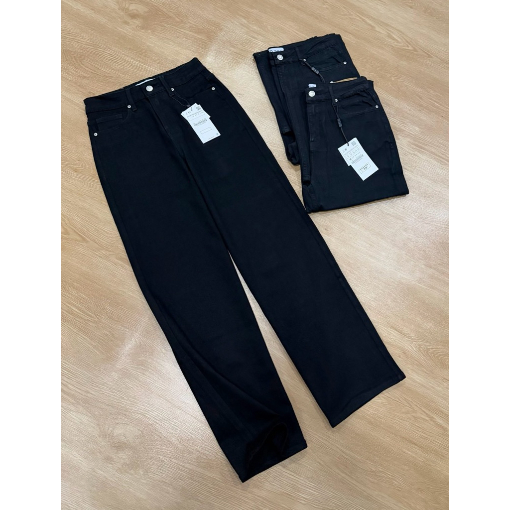 ZA. RA Straight jeans กางเกงยีนส์เอวสูง เอวยืด ผ้ายืด งานดี ผ้านุ่มๆ