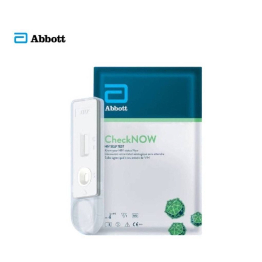 (ไม่ระบุชื่อสินค้า)ชุดตรวจ HIV Self Test Kit Abbott CheckNOW ชุดตรวจเอดส์ ชุดตรวจเอชไอวีแบบตรวจเลือด