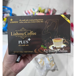 *กาแฟลิโซ่ ลิโซ่ คอฟฟี่ พลัส Lishou coffee plus (1 กล่อง 15 ซอง)