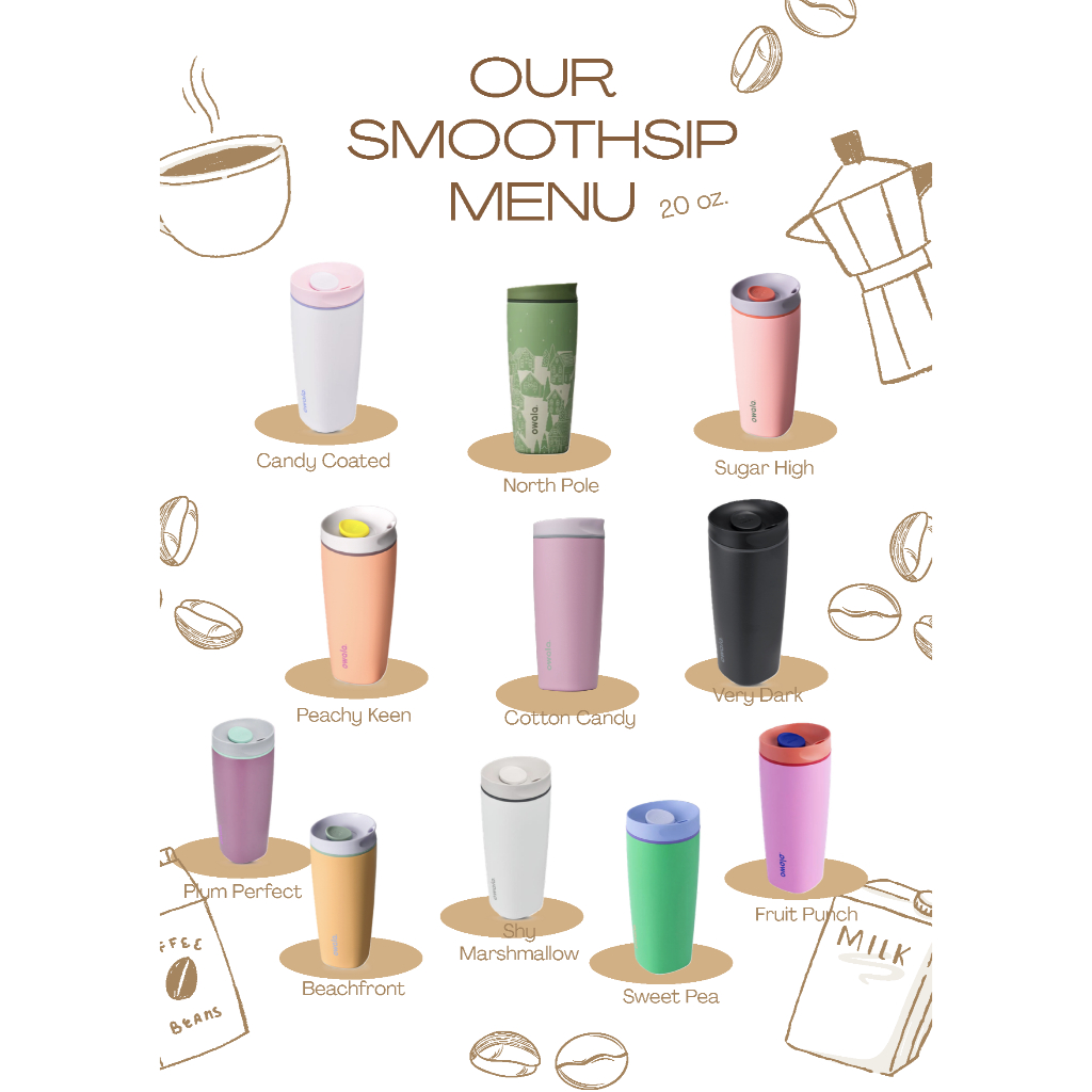พร้อมส่ง Owala SmoothSip 20oz. Slider สแตนเลส และ เซรามิก Ceramic ของแท้