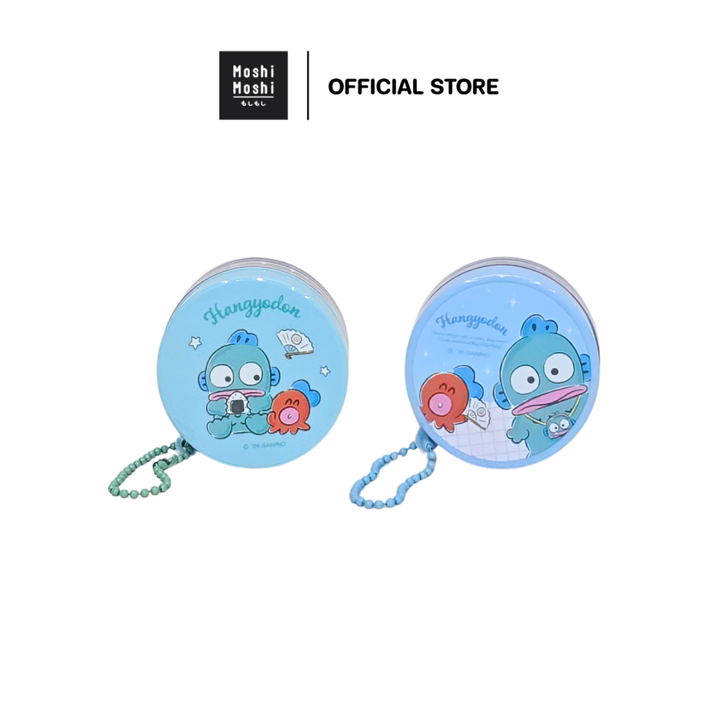 Moshi Moshi ตลับแป้งฝุ่นพร้อมพัฟ ลาย Hangyodon ลิขสิทธิ์แท้จากค่าย Sanrio รุ่น 6100008041-8042