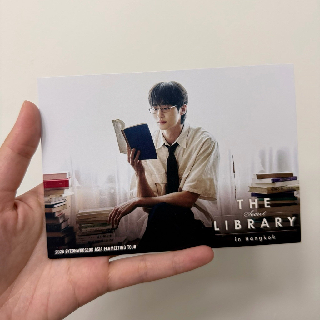 POSTCARD BYEONWOOSEOK TOUR in BANGKOK #TheSecretLibrary_in_Bangkok