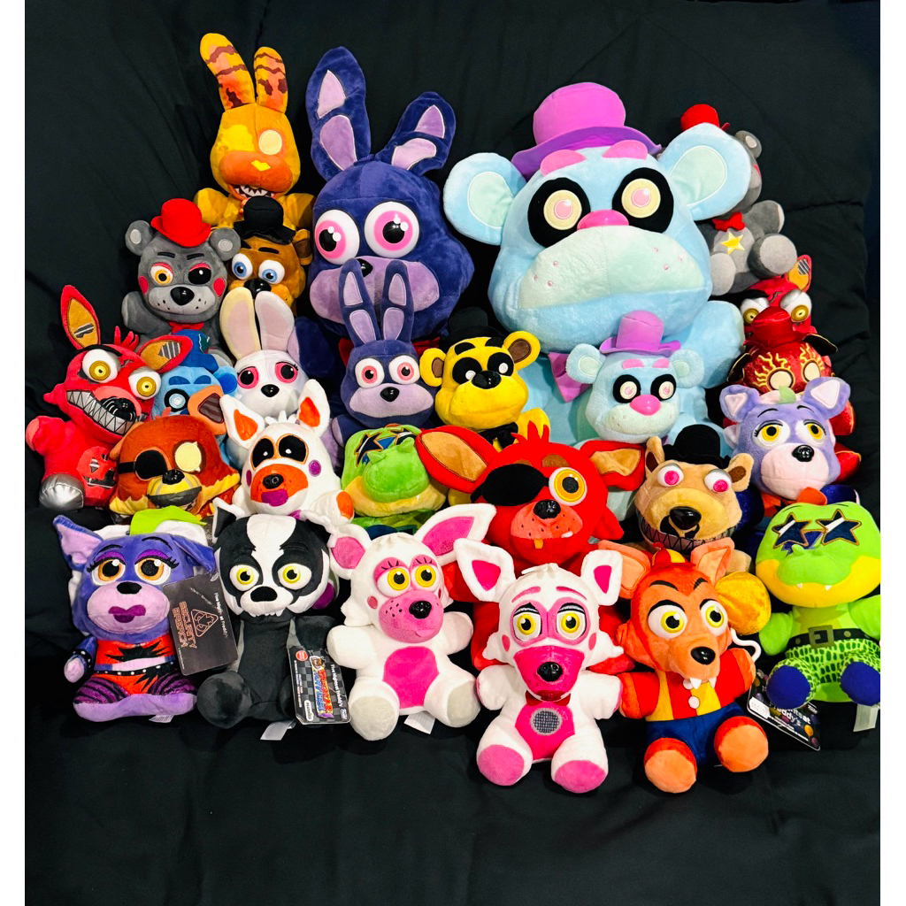 🌈🐻พร้อมส่ง five nights at freddy's🐻🌈อัลบั้ม6 ตุ๊กตาพวงกุญเเจเกมส์five nights at freddy's
